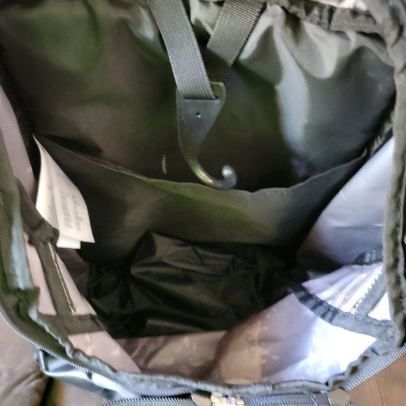 Mizuno Crossover X Baseball Softball School Expandable Backpack Black Gray - Picture 5 of 7